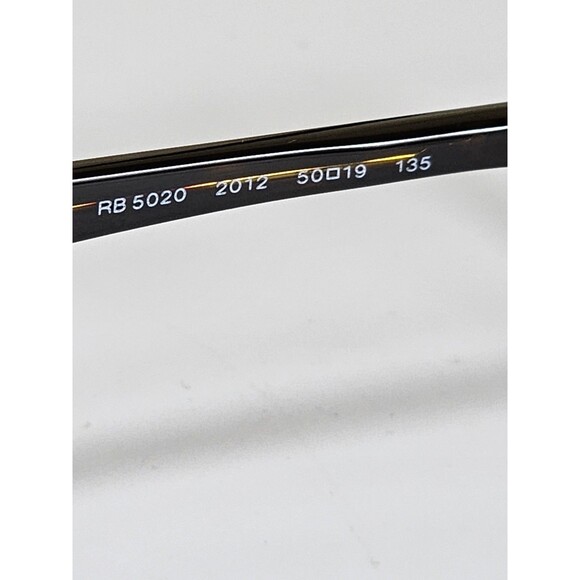 RAY BAN EYEGLASSES RB 5020 2012 BROWN TORTOISE 50/19 135 FRAMES ONLY - Picture 13 of 16